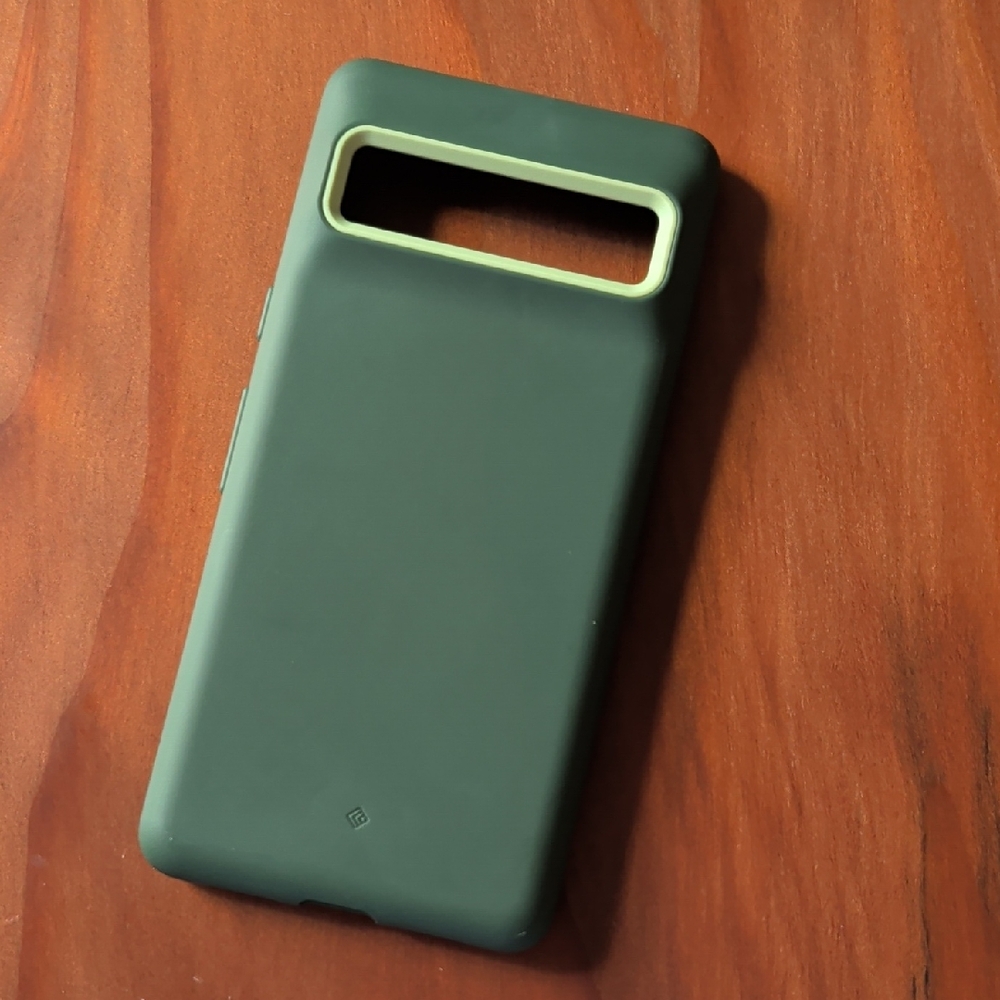 Caseology Nano Pop Silicone Case in Avo Green for Google Pixel 7 phone